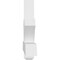 Ekena Millwork Redmond Architectural Grade PVC Gable Bracket, 84"W x 21"H x 4"D x 4"F, 6/12 Pitch GBP084X21X0404RED00 - alternate 4
